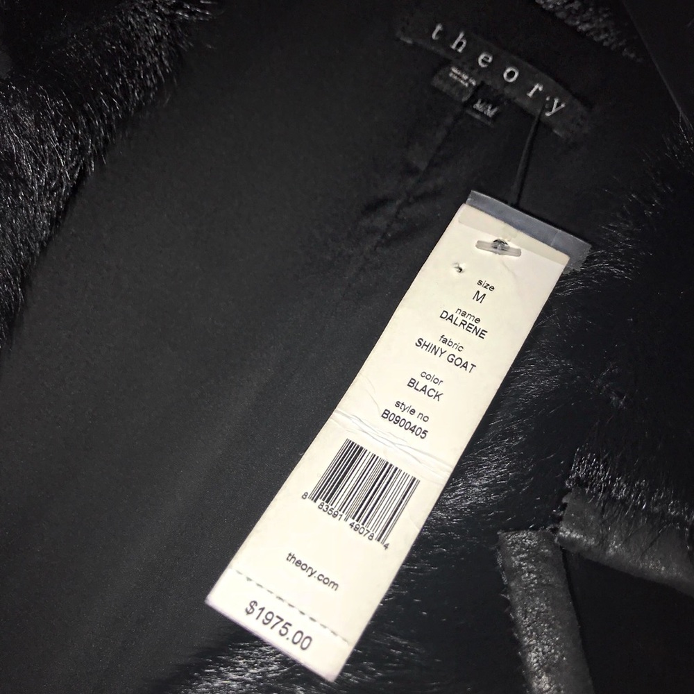 Theory Real Black Pony Hair Tapered Silhouette - Picture 2 of 4